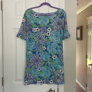 Lilly Pulitzer Ruffle T-Shirt Dress
